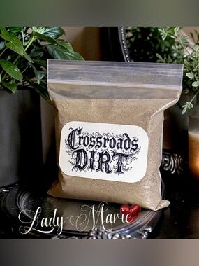 Authentic Crossroads Dirt: by: Lady Marie App. 7oz.